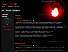 Tablet Screenshot of daverozelle.com